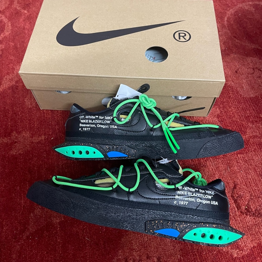 OFF-WHITE X BLAZER LOW 'BLACK' - Picture 5 of 13